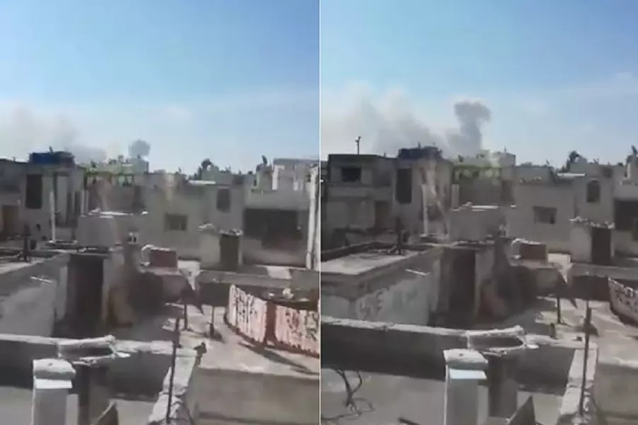 ضربة عسكرية لمستودع ذخيرة تسفر عن انفجارات متتالية بمدينة حمص