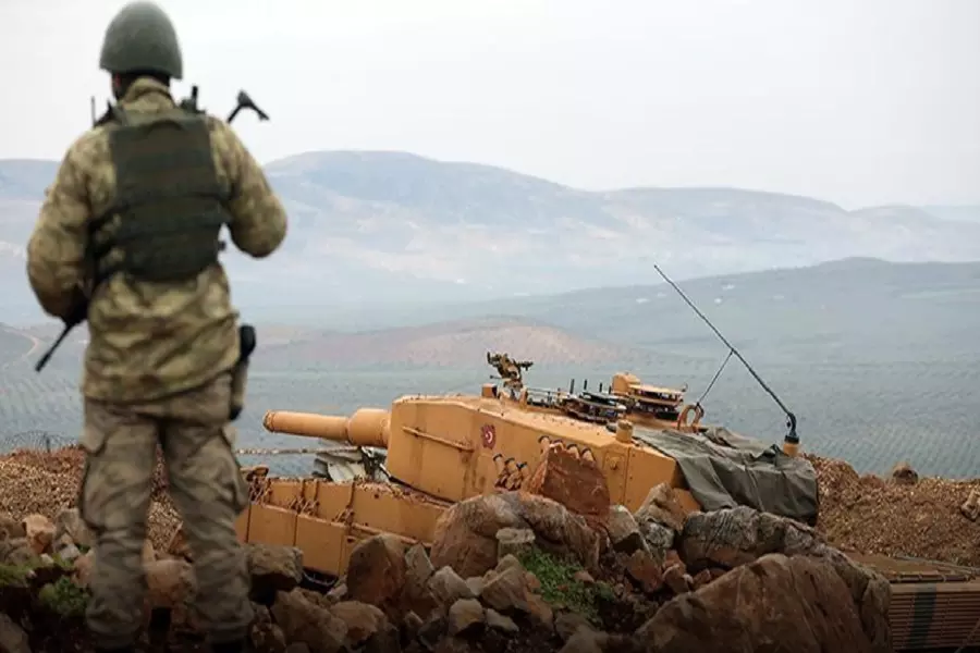 قادة الجيش التركي يتفقدون سير عملية "غصن الزيتون" بمنطقة عفرين