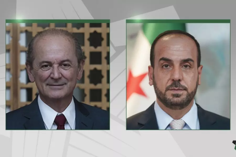 رئيس الائتلاف يجري لقاءً افتراضياً مع المبعوث الفرنسي الخاص لسوريا