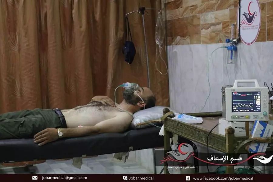 حالات اختناق ... قوات الأسد تضرب جبهات "عين ترما" بغاز الكلور مجددا