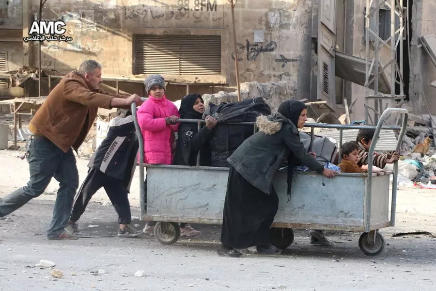 شبكة حقوقية :: يجب على الأمم المتحدة ضمان سلامة ومصير المشرَّدين من أحياء حلب الشرقية