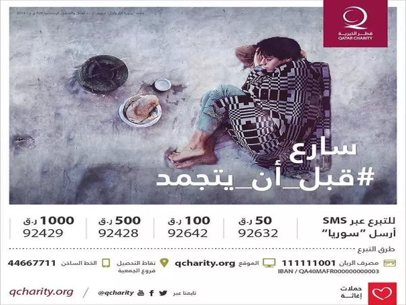 قطر تقدم 25 مليون ريال لإغاثة اللاجئين السوريين في الأردن