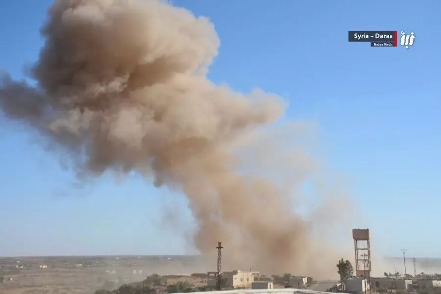 الطيران الروسي والأسدي يواصلان قصف مدن وبلدات محافظة درعا