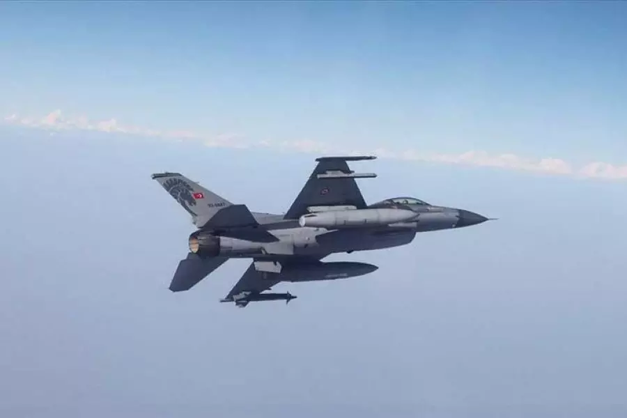 استمرار طلعات "إف-16" التركية فوق الأجواء السورية
