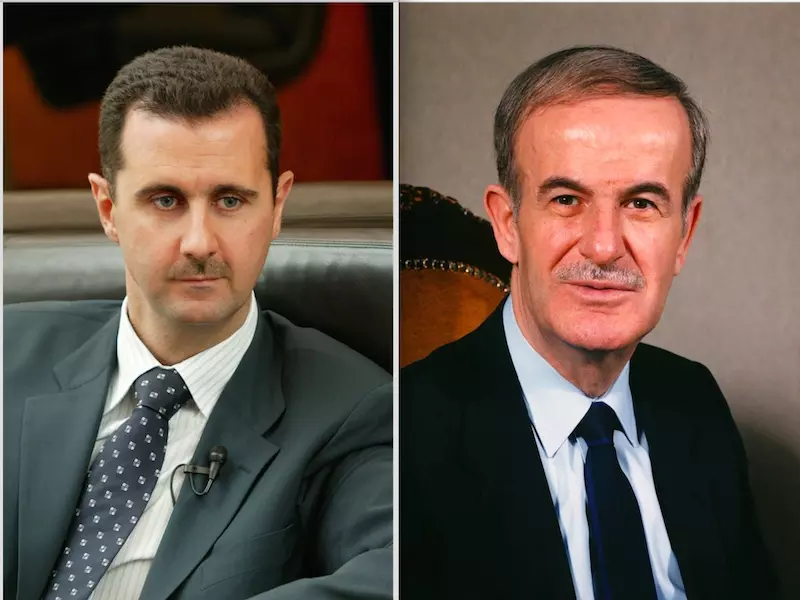 الفارق بين الأسد الأب والأسد الابن