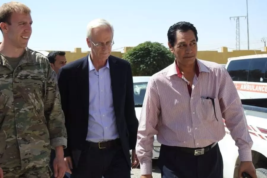 سفير أمريكي يزور الرقة ويلتقي مجلس "قسد" المدني