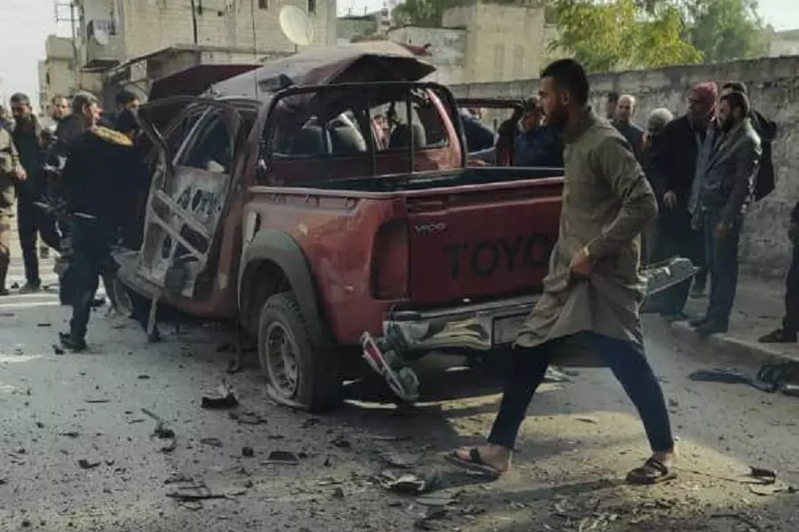 شهيدين بعبوة ناسفة في مدينة إعزاز شمال حلب