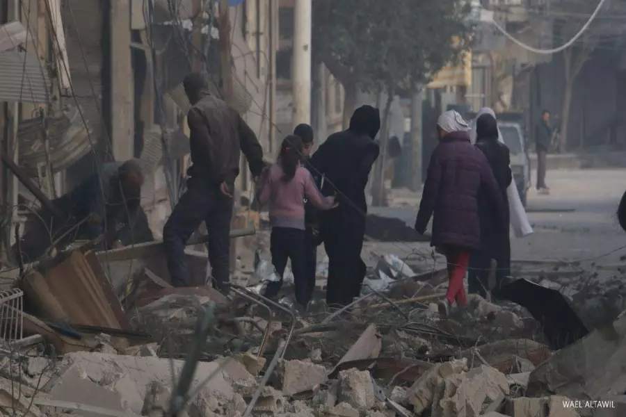 هيئة ساعد الخيرية تطالب المجتمع الدولي بوقف إبادة الغوطة وتنعي أحد متطوعيها جراء القصف