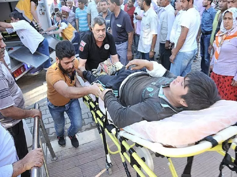 تركيا تعلن استقبال 134 شخصاً جراء هجمات تنظيم الدولة على مدينة عين عرب