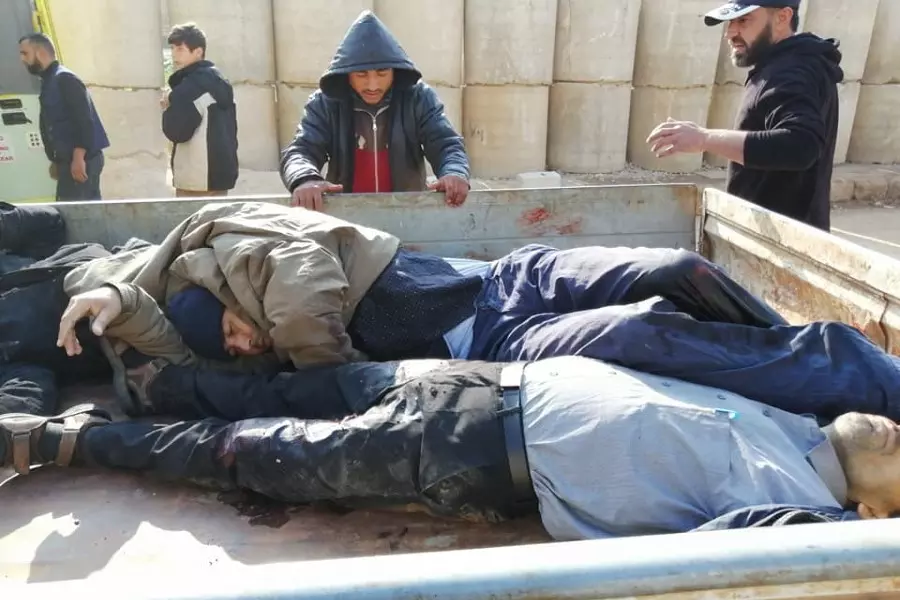 شهداء وجرحى مدنيين بقصف صاروخي للنظام على سراقب ومعرة النعمان