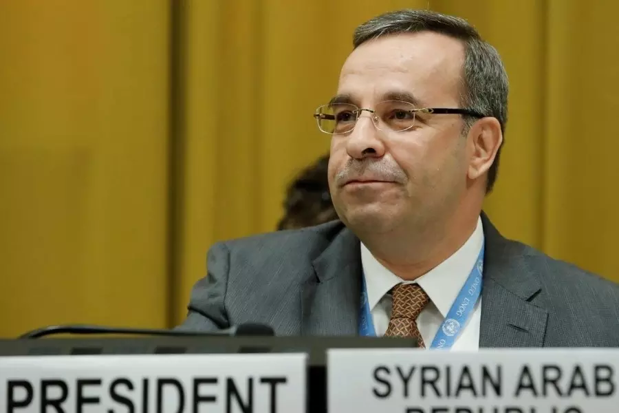 مندوب النظام يحتج بـ "العقوبات" لتبرير عدم إزالة الألغام وسقوط الضحايا بسوريا