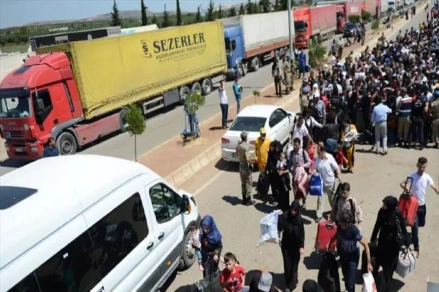 36 ألف سوري دخلوا من تركيا لقضاء عطلة عيد الفطر في بلدهم حتى اليوم