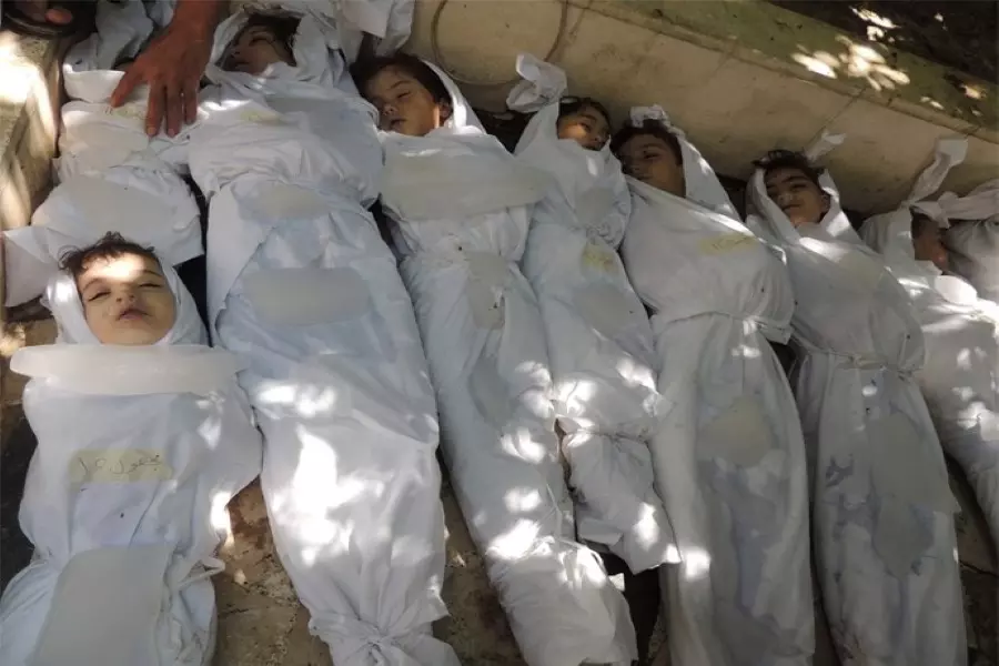 ناشطون وفعاليات وهيئات سورية تجدد مطالبتها بمحاكمة الأسد في ذكرى مجزرة الغوطة الشرقية
