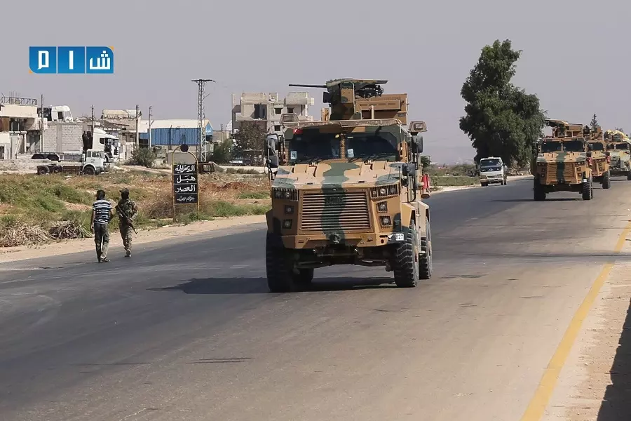 قوات عسكرية تركية إضافية تدخل إدلب وتتجه إلى معرحطاط شمالي خان شيخون