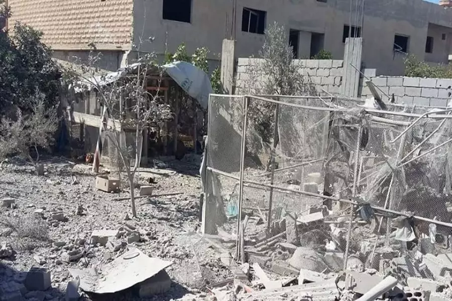بحجة "خاضعة لسيطرة داعش" يتم هدم وتدمير وقتل كل شي في حوض اليرموك غربي درعا