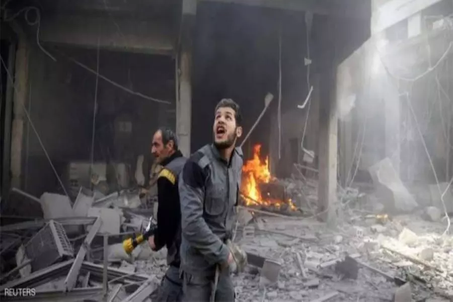طيران الأسد والروس يستهدفان الغوطة الشرقية.. انتهى الخبر!
