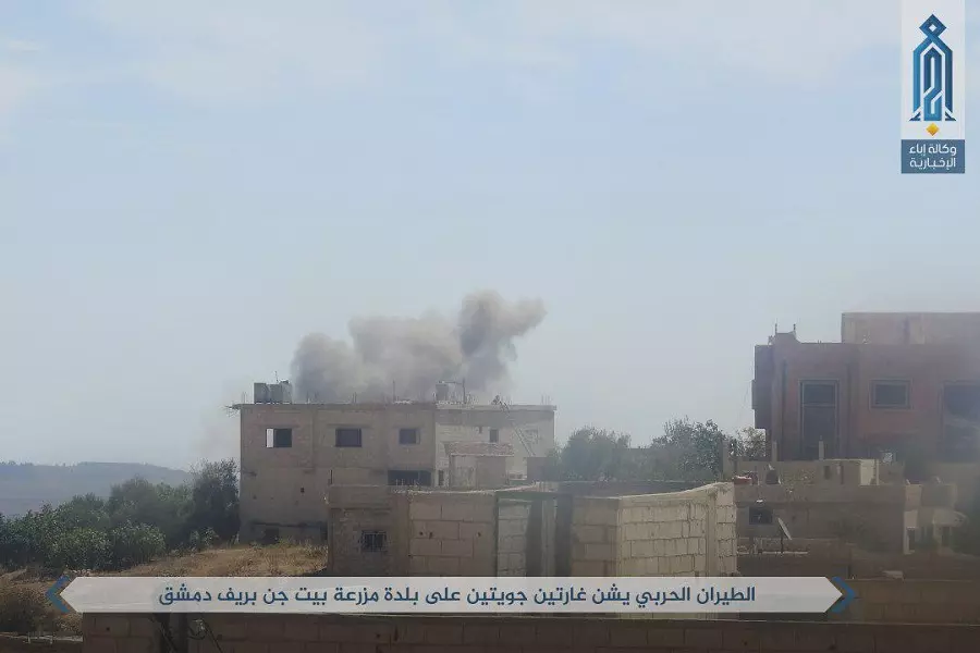 معارك عنيف في "بيت جن" بريف دمشق الغربي.. وقصف جوي ومدفعي عنيف على المنطقة