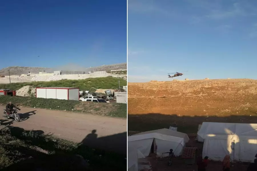 المروحيات التركية تدخل أجواء ريف حماة بعد تعرض النقطة التركية لقصف قوات الأسد