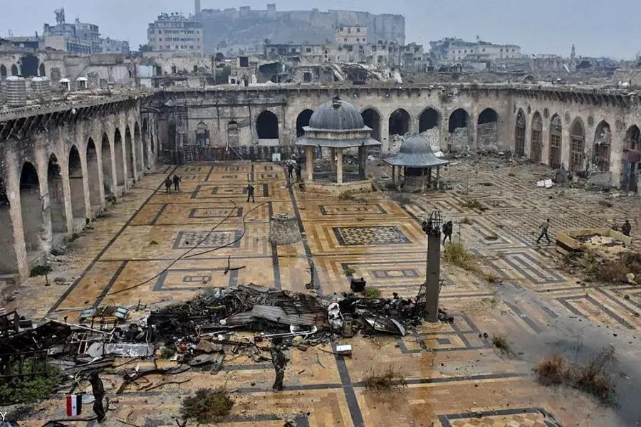 ايران والأسد يحاولان طمس معالم الأمويين التاريخية في حلب بحجة الترميم