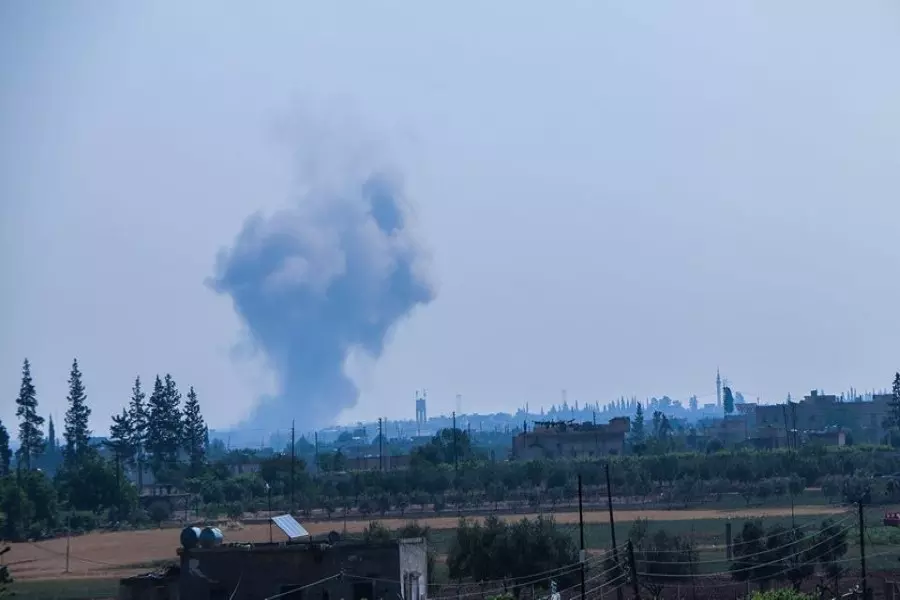 تصعيد القصف الجوي على بلدات ريف حمص الشمالي والصواريخ تطال مشفى الزعفرانة
