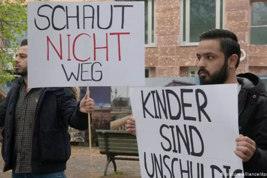 ألمان يتظاهرون في برلين لاستعادة أبنائهم المنتمين لداعش في سوريا