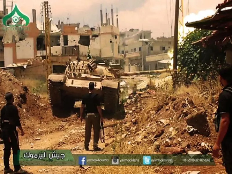 كتائب الثوار تصد محاولات تقدم قوات الأسد باتجاه جمرك درعا القديم وتجبرها على التراجع