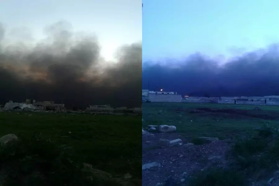 قوات الحماية الشعبية تحرق منازل المدنيين في "تل رفعت" شمال حلب