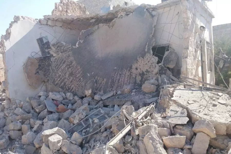 شهداء وجرحى بقصف جوي استهدف مدينة الدانا بإدلب