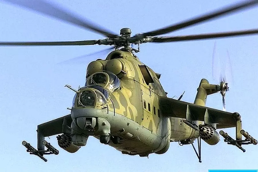 روسيا تستخدم مروحيات "مي 35" لتأمين هبوط طائرات الشحن العسكرية بقاعدة حميميم