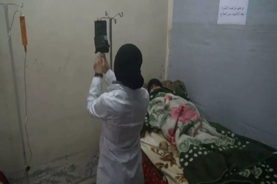 الغوطة الشرقية تودع مريض جديد بسبب الحصار المفروض عليها من قبل نظام الأسد