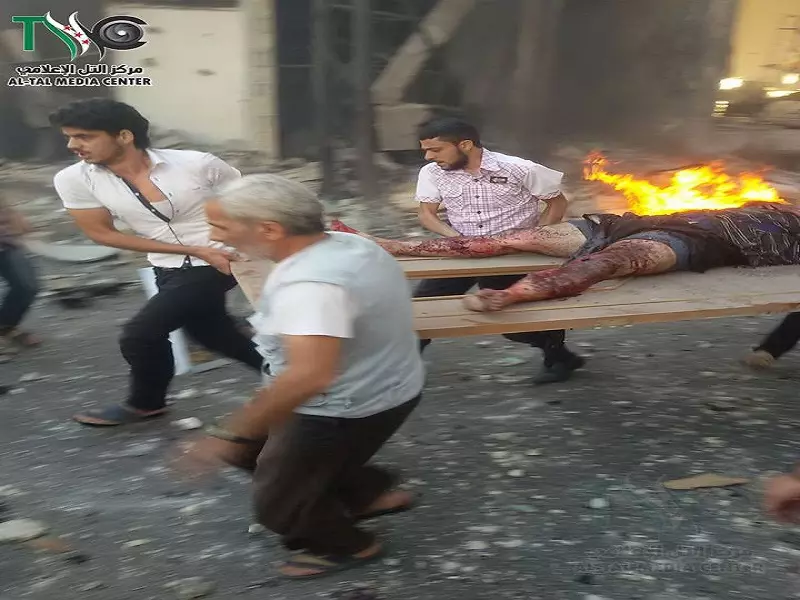 شهداء و جرحى نتيجة انفجار مفخخة في مدينة التل .. وناشطون يتهمون نظام الأسد