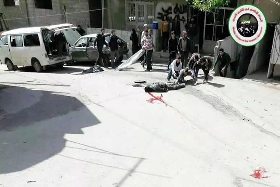ثلاثة شهداء في مضايا خلال ٢٤ ساعة على يد حزب الله الارهابي