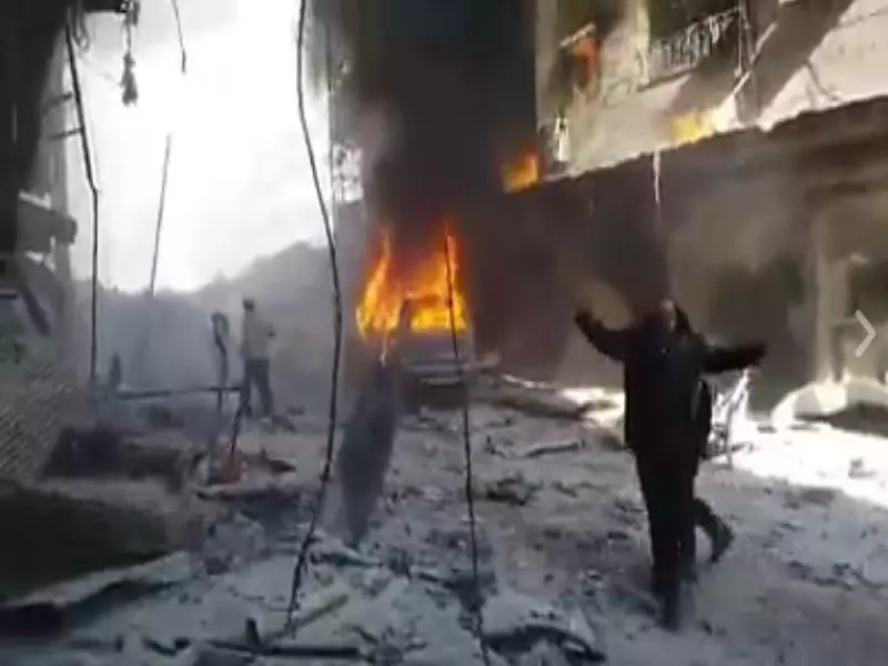 عشرات الشهداء والجرحى بانفجار صهريج مفخخ بحي السكري في حلب
