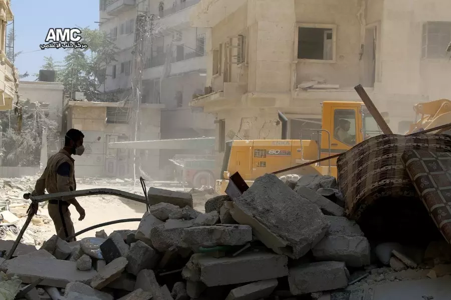 شهداء وجرحى بقصف جوي للطيران الحربي والمروحي على مدينة حلب