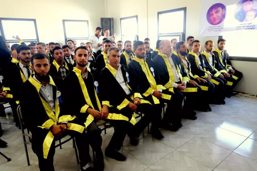 جامعة "الشام" الدولية تخرج الدفعة الأولى من طلابها في "اعزاز" بريف حلب