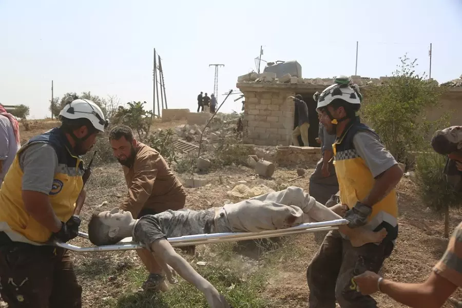 طيران الأسد يواصل قصف ريفي إدلب وحماة ويوقع شهداء في بابولين وكفرزيتا
