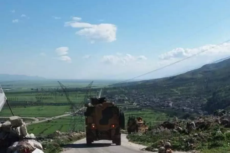 القوات التركية تسيير ثالث دورية في منطقة خفض التصعيد بين اشتبرق وشير مغار