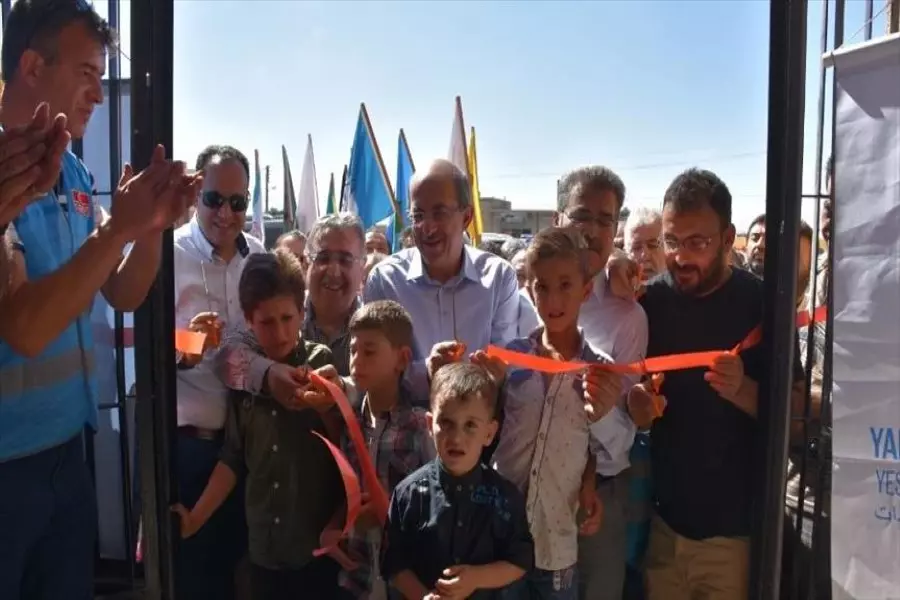 جمعية تركية تفتتح مدرسة بعد ترميمها في ريف عفرين بريف حلب