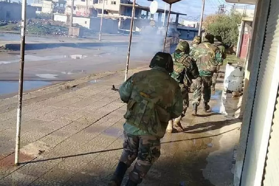 قوات الأسد تقتحم مدينة الصنمين شمال درعا.. والجيش الحر يصد