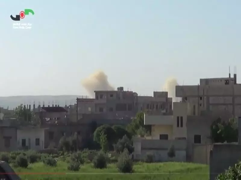 جرحى بقصف جوي استهدف عدة بلدات بريف حمص الشمالي