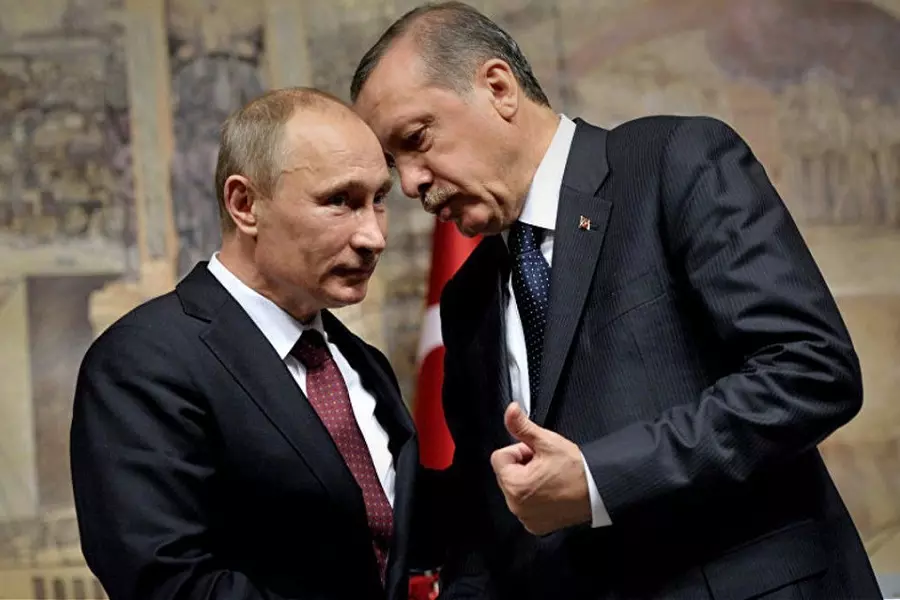 أردوغان وبوتين يؤكدان على التعاون الثنائي لتحقيق التسوية السياسية في سوريا
