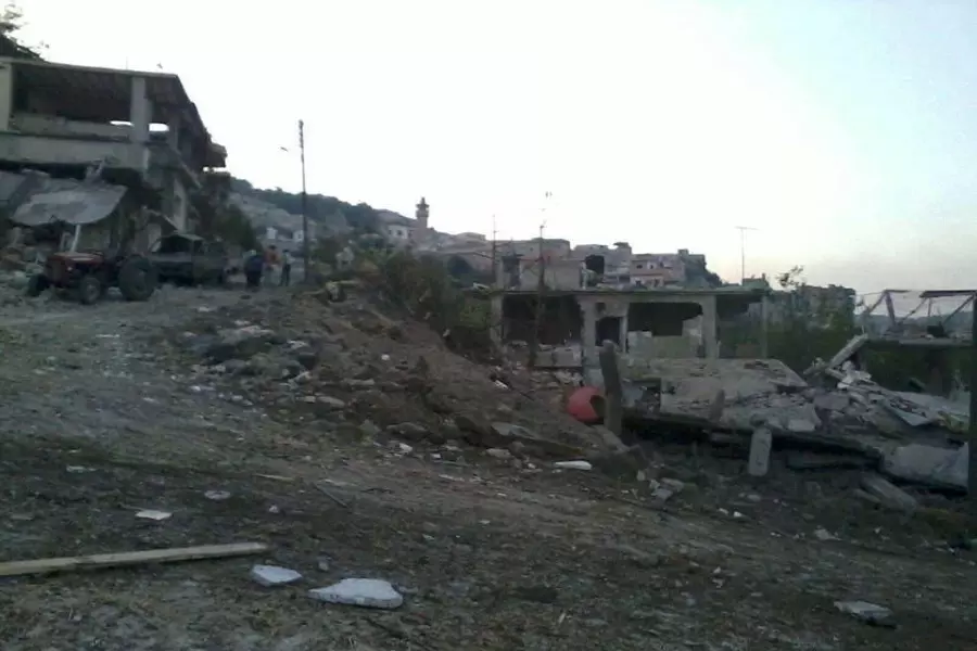 جرحى بقصف باليستي استهدف بلدة بداما بإدلب