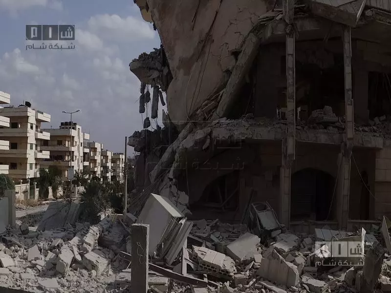 حتى الميتم الإسلامي في حي الوعر لم يسلم من همجية قوات الأسد