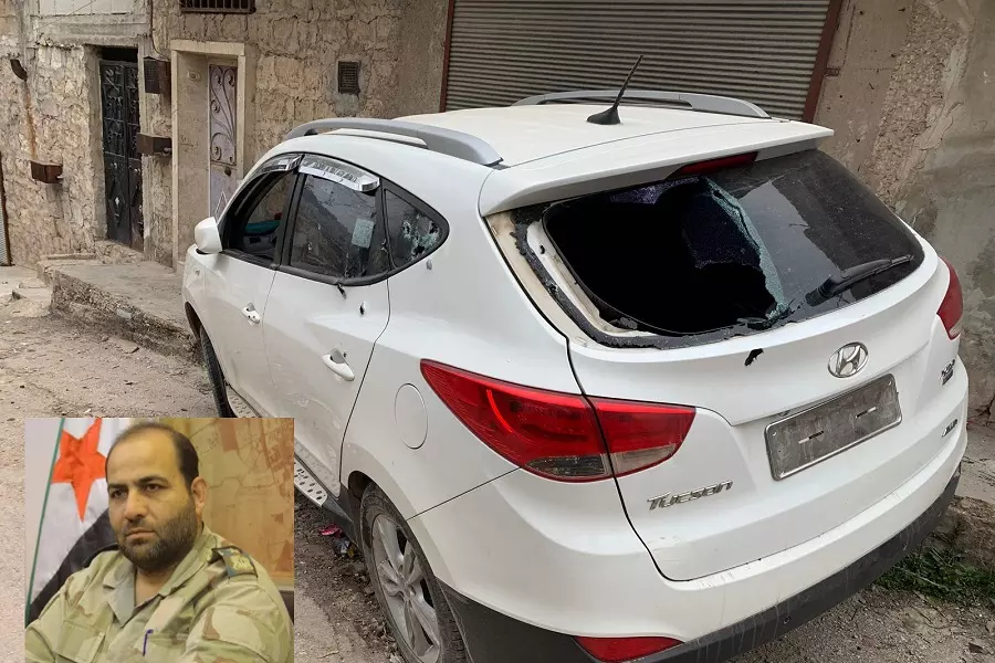 نجاة المقدم "محمد حمادين" رئيس فرع الشرطة العسكرية بعفرين من محاولة اغتيال