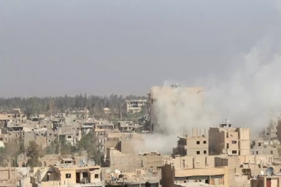 شهداء وجرحى ... تنظيم الدولة يواصل استهداف مدينة ديرالزور بقذائف الهاون
