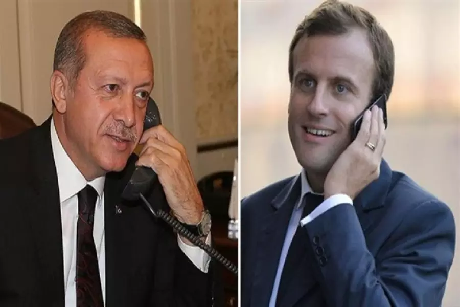 الرئيس التركي ونظيره الفرنسي يبحثان "العملية السياسية في سوريا" وعملية "غصن الزيتون"