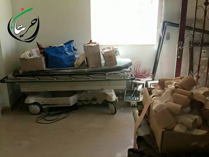 طائرات الأسد تواصل قصف المشافي في حريتان ... خروج مشفى بغداد عن الخدمة