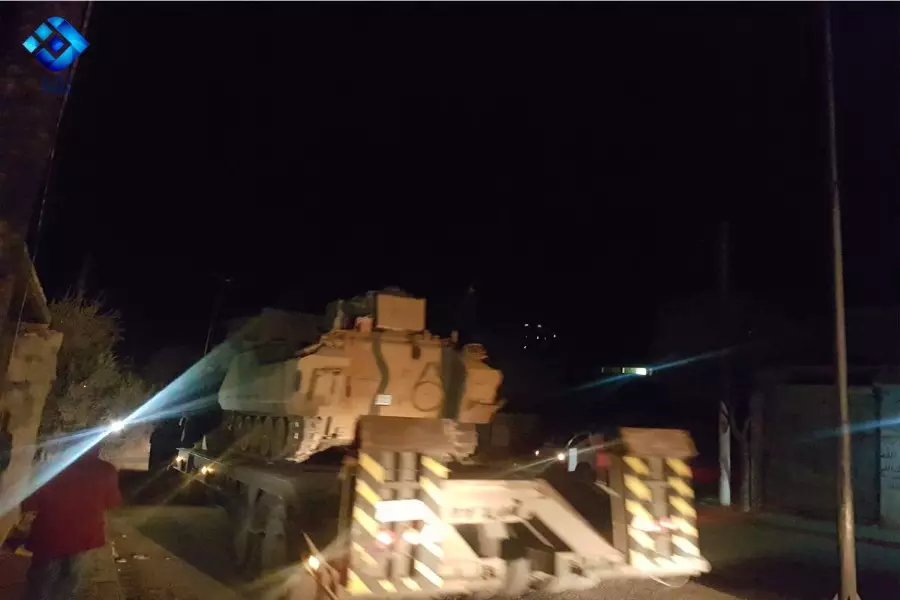 عشرات الجنود الأتراك يدخلون برفقة آليات ثقيلة إلى منطقة الشيخ عقيل غرب حلب