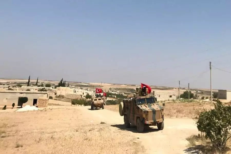 القوات التركية تسير الدورية الـ 62 على حدود منبج