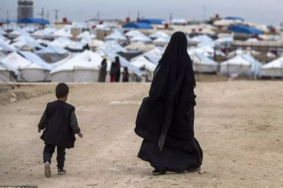 أسترالية تلتقي أحفادها في مخيم الهول بسوريا